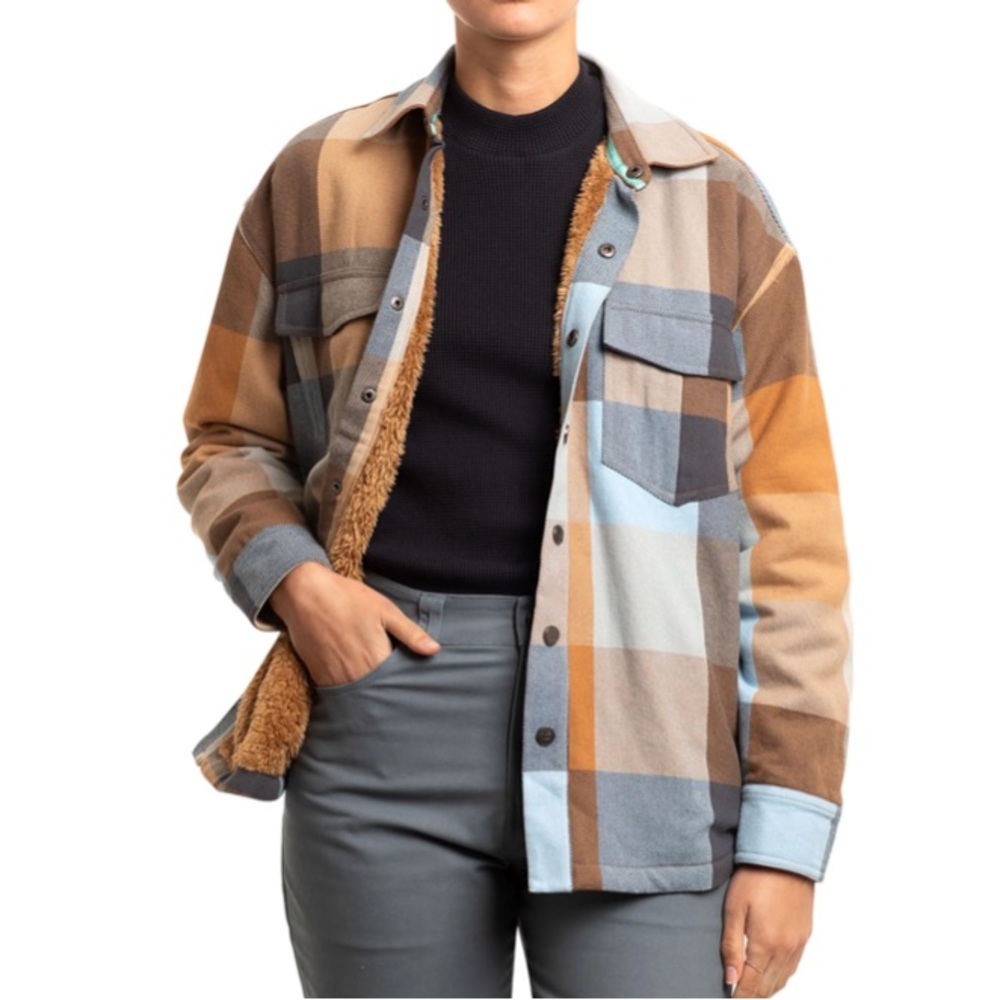 Jetty Fleece Lined Flannel.  Size L.  Like New.